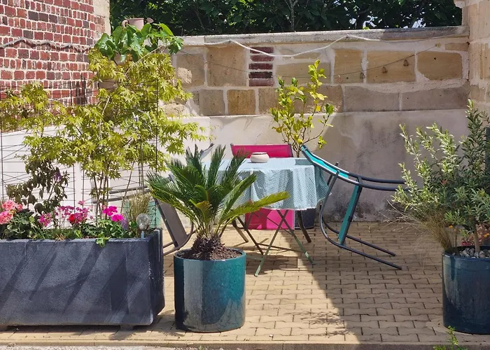 Studio-terrasse indépendants Entrée autonome Proche Compiègne A1